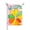 Color 7, variant on Amhnf Linen Garden Flag With Floral Wreath And Welcome Sign For Home Outdoor Garden Yard Decor 12x18 inch