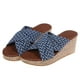 thumbnail image 4 of Calzado informal para mujer, zapatos de playa con plataforma de tacón inclinado de fondo grueso, sandalias Wmkox8yii  sa635, 4 of 9