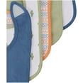thumbnail image 3 of Hudson Baby Looking Sharp Machine Washable and Absorbent Cotton Baby Bib, Cactus, 3 of 3