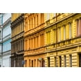 thumbnail image 2 of Jaynes Gallery 24x17 White Modern Wood Framed Museum Art Print Titled - Europe-Czech Republic-Prague-Facade of colorful buildings, 2 of 4