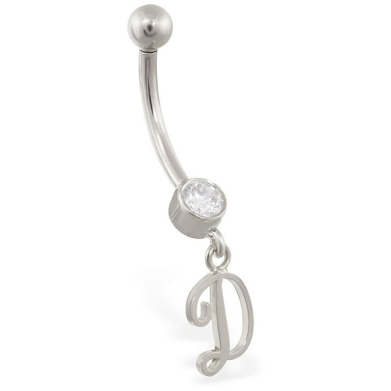 J initial belly online ring