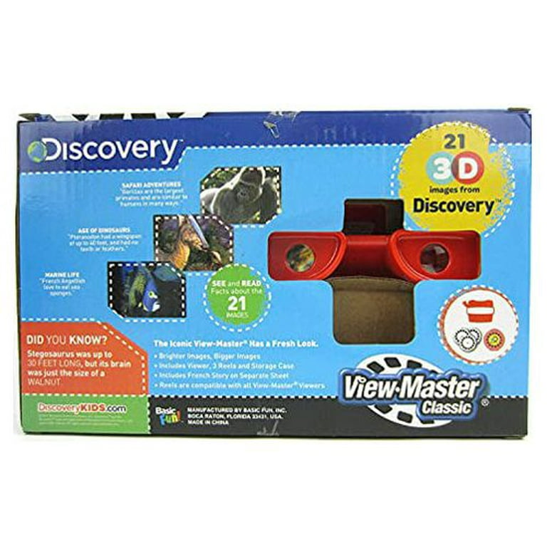 Big Game Toys 3D View Master Discovery Kids Dinosaurs Marine Animals  Viewmaster Viewer Box Set