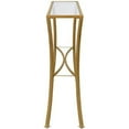thumbnail image 4 of Palin Glass Top Console Table, Antique Gold, 4 of 6