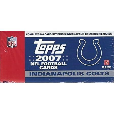 2007 TOPPS FOOTBALL FACTORY SEALED COMPLETE SET 440 CARDS INDIANAPOLIS COLTS LIMITED EDITION