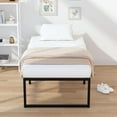 thumbnail image 6 of Lutown-Teen 18 inch Twin Size Bed Frames Heavy Duty Metal Twin Platform Bed Frame No Box Spring Needed, Noise Free, Easy Assembly, Black, 6 of 6