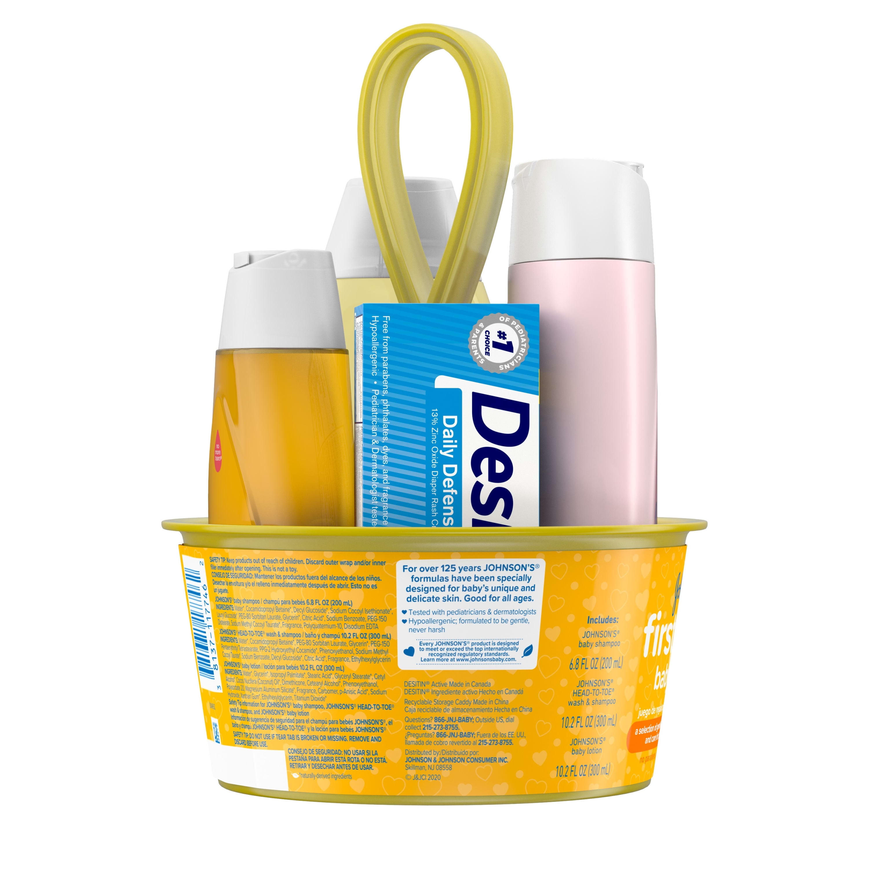 johnson's baby essentials box 5.00 in store