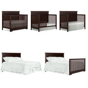 Morgan 5-in-1 Convertible Crib by Dream on Me, Storm Grey