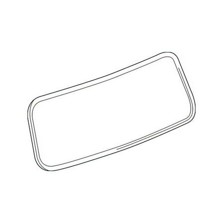 Genuine OE GM Lift Gate Glass Weatherstrip - 20963245 Fits select: 2015-2018 CHEVROLET TAHOE, 2015-2018 CHEVROLET SUBURBAN