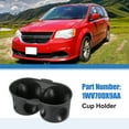 thumbnail image 2 of Unique Bargains Car Cup Holder Replacement for Dodge Grand Caravan 2011-2020 No.1WV70DX9AA, 2 of 7
