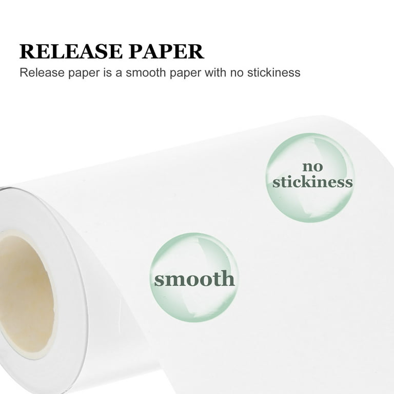 2 Rolls Double-Sided Non-Stick Release Paper Hand Account Sticker Paper, Size: 1000X10cm