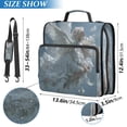 thumbnail image 3 of Zipper Binder 3 Rings Stationery Office Files Daily Organizer File Folder Storage Bag Flower Angel, 3 of 8