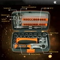 thumbnail image 4 of Walmeck 38 in 1 Household Labor Saving Ratchet Screwdriver Bit Set Multipurpose Tool Kit Hardware Tools Combination Wrenches Toolbox Hand Tool Sets, 4 of 7
