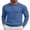 Denim Blue, variant on COOFANDY Men's Knit Polo Shirts Long Sleeve Casual Button Down Ribbed Polo Shirt Fashion Golf Shirts