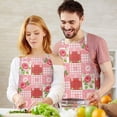 thumbnail image 3 of Pioneer Flower Floral Print Pattern Apron for Women and Men, Cotton Linen Waterproof with Pockets, Adjustable, 33x27 Inch for Kitchen, Gardening, BBQ, Salon, 3 of 6