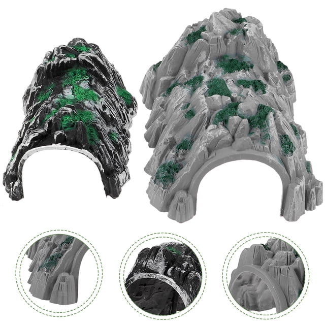 2Pcs Simulation Tunnel Model for Living Room and Playroom in Plastic Material and Assorted Color