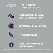 Astroglide X LiquiGel Silicone & Gel Hybrid Personal Lubricant, Hypoallergenic, Waterproof, 5 fl oz