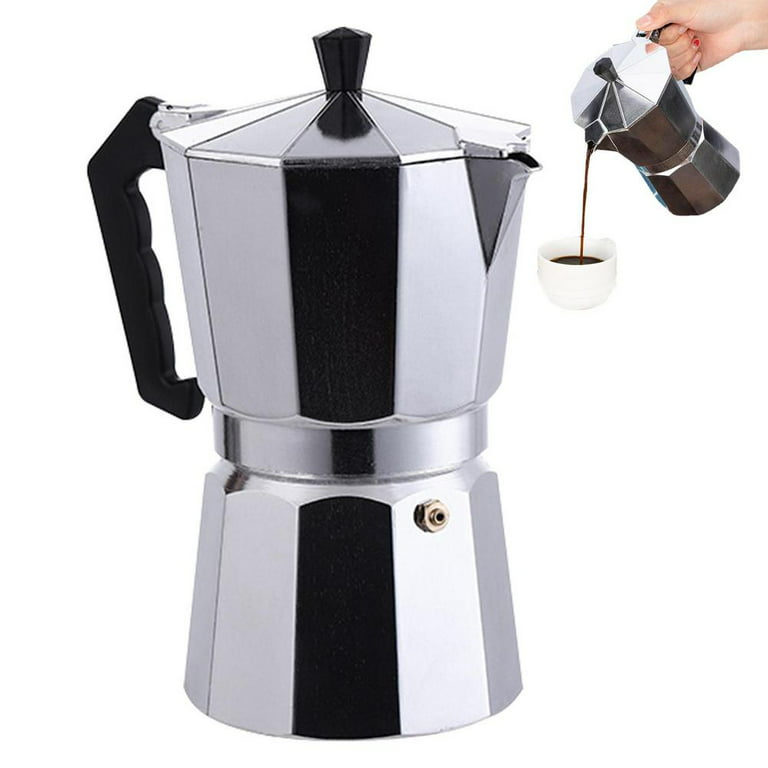 klasse motor Produktion Tohuu Italian Coffee Maker Moka Coffee Pot Italian Espresso Maker Easy to  Operate Espresso Cup Moka Pot Makes Delicious Coffee valuable - Walmart.com