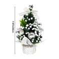 thumbnail image 3 of Mini Christmas Tree Desktop Holiday Decorations Ornament Tree for Festive Tabletop Display, 3 of 7