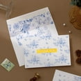 thumbnail image 6 of French Blue Floral Toile de Jouy Thank you cards Gold Foil Greeting Notes Bulk with Envelopes (50 Pack) for Birthday, Baby Shower, Bridal Shower, Wedding, Graduation, 6 of 7