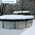 thumbnail image 5 of Open Box Swimline 18' BLUE Winter Round Above Ground Swimming Pool Cover, 5 of 11