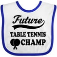 thumbnail image 3 of Inktastic Table Tennis Future Champ Boys or Girls Baby Bib, 3 of 4
