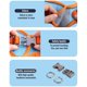 thumbnail image 4 of Dog Harness Leash Set No-Choke Puppy Vest Mesh Harnesses Escape Proof for Small Dogs Comfortable Reflective Breathable L Vibrant Orange, 4 of 5