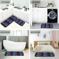 thumbnail image 5 of Coolnut Colorful Leopard Anti Fatigue Mats for Kitchen Floor,Set of 2 Non Skid Washable Waterproof Anti Kitchen Floor Mats for Kitchen Office Laundry Room Bathroom (19"x27"+19"x47") Home Decor, 5 of 7
