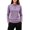 Purple, variant on Ke1Clo Womens High Neck Pullover Casual Long Sleeve Solid Color Slim Fit Knit Tops Button Down Stretchy Fall Winter Travel Tunic Tshirt Black XXXL
