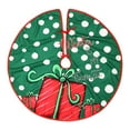 thumbnail image 1 of Tyidzon Christmas Tree Skirt, Christmas Tree Decorations Tree Skirt for Holiday Party Winter Christmas Decorations, 1 of 5