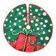 thumbnail image 2 of Adornos navideños Falda para árbol de Navidad de 90 cm Falda estampada para árbol Decoración para el árbol de Navidad del hogar, 2 of 5