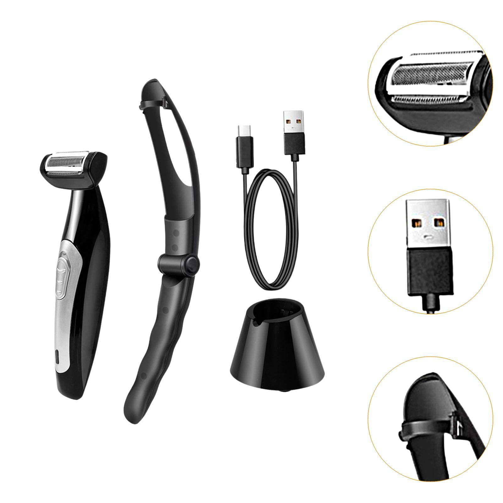 Stgfyxgs Back Hair Removal Wet and Dry Using Ergonomic Handle Remoavble Body Grooming