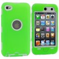 thumbnail image 1 of Étui Hybride Rigide Dual Flex pour Apple Ipod Touch 4e Génération - Vert/blanc, 1 of 4