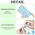 thumbnail image 6 of Spring Summer Dish Drying Pad with Daisy Floral Print Microfiber Kitchen Rack Mat Foldable Absorbent Drainer 16x18 Inch, 6 of 7