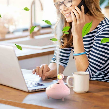 

Lingouzi Humidifier USB Sunset Light Humidifier Astronaut Sunset Light Small Aircraft Light Photo Artifact Humidifier
