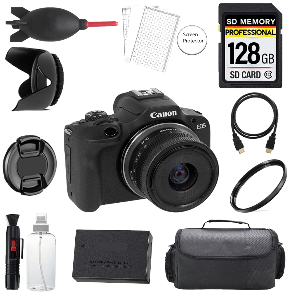 Canon EOS M3 Mirrorless Digital Camera with 18-55mm and 55-200mm