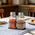 thumbnail image 4 of Fmbmuo 2 Sets Of Seasoning Bottles For Household Kitchen Pepper And Cumin Sprinkling Bottle Glass Sprinkling Bottle, 4 of 6