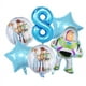 thumbnail image 3 of Vajilla para decoración de fiestas de cumpleaños de Toy Story de Disney, juego de vasos de papel, platos y globos de Buzz Lightyear para niños, 3 of 5
