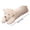 White, variant on Bear Plush Pillow Brown Long Body Pillow for Side Sleeper, Leg Hug Pillow for Comfort, Decorative Throw Cushion for Sofa, Large Back Support Pillow Decor