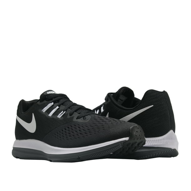 Nike Men's Zoom Winflo 4 Running Shoe Black/White/Dark Grey (8) - Walmart.com