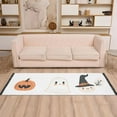 thumbnail image 2 of Yayeee Runner Rug for Bedroom 2'x6' Machine Washable Hallway Non Slip Mat, Orange Magical Halloween, 2 of 8