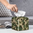 thumbnail image 6 of Kdxio Camouflag Print Tissue Box Cover,Square Decorative PU Leather Facial Paper Case Organizer Holder Dispenser for Bathroom,Night Stands,Desk,Car 5.2''X5.2''X5.2'', 6 of 8