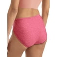 thumbnail image 2 of Women's Vanity Fair 13108 Illumination Hi-Cut Brief Panty (Secret Square Print 7), 2 of 6