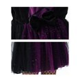 thumbnail image 5 of Liyamei Girls Purple Witch Dress with Cape Sleeveless Halloween Party Outfit 5-11Y, 5 of 5