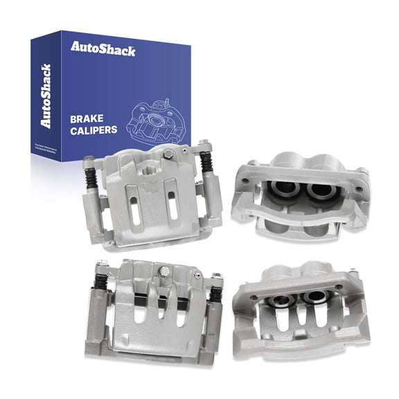AutoShack Front & Rear Brake Calipers Replacement for 2008-2012 Ford F-250 Super Duty 2008-2012 Ford F-350 Super Duty 4-PC Set