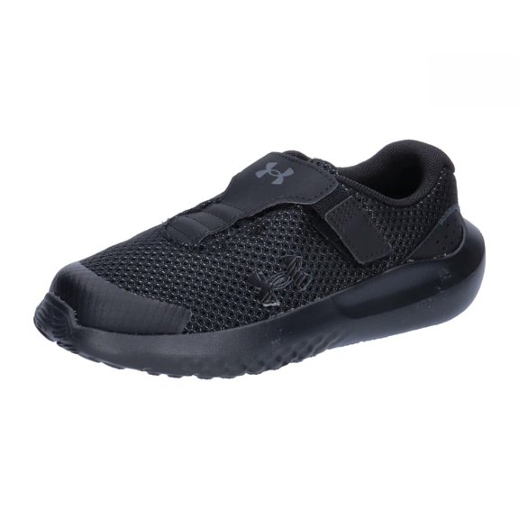 Zapatos Under Armour Surge 4 para Bebés Varones en Negro Talla 8 US