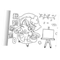thumbnail image 2 of Papel para colorear de pared Zulema Rollo de papel para colorear, 2 of 8