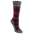 thumbnail image 4 of Genuine Dickies Women's Charcoal Fiber Plaid Thermal Crew Socks, 2-Pack, 4 of 4