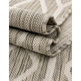 thumbnail image 6 of Jill Zarin Outdoor Collection Area Rug - Turks and Caicos (3' 1" x 5' 3" Rectangle Gray Cream/Cream), 6 of 8