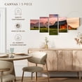 thumbnail image 5 of Elephant Stock Thomas Moulton Barn Wall Art - Horizontal Multi Panel Canvas - Living Room Wall Decor - Architecture Multi Panel - Brown And Purple Decor - 92" x 42", 5 of 8