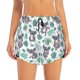 thumbnail image 2 of Balery Bears and Tropical Leaves Pantalones cortos deportivos para mujer con forro y dos bolsillos, elásticos, para entrenamiento, gimnasio, yoga-Large, 2 of 7